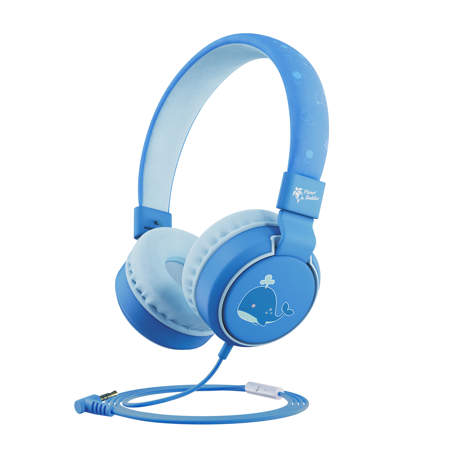 Urbanista Planet Buddies Cuffie Cuffie, Wired - Noah the Whale Blue/Blu