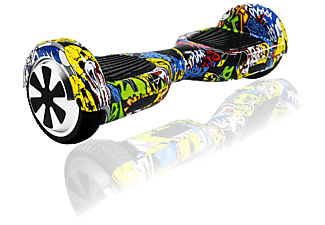 GIDDY Grafiti Hoverboard Renkli Pusula Desen