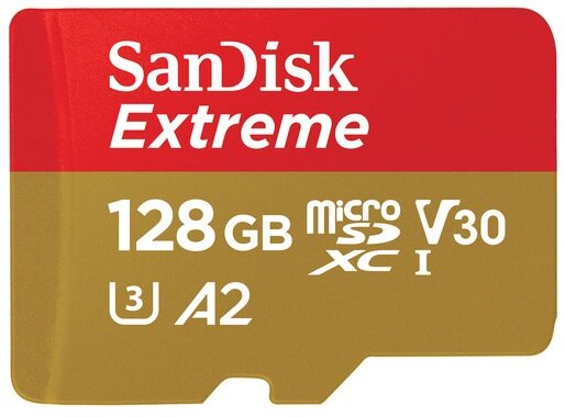 Karta pamięci SANDISK microSDXC Extreme 128GB 160MB/s C10 U3 V30 A2