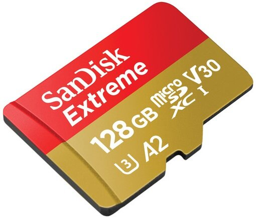 Karta pamięci SANDISK microSDXC Extreme 128GB 160MB/s C10 U3 V30 A2
