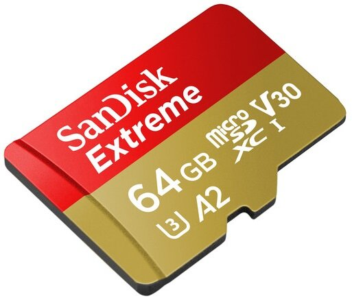 Karta pamięci SANDISK microSDXC Extreme 64GB 160MB/s C10 U3 V30 A2