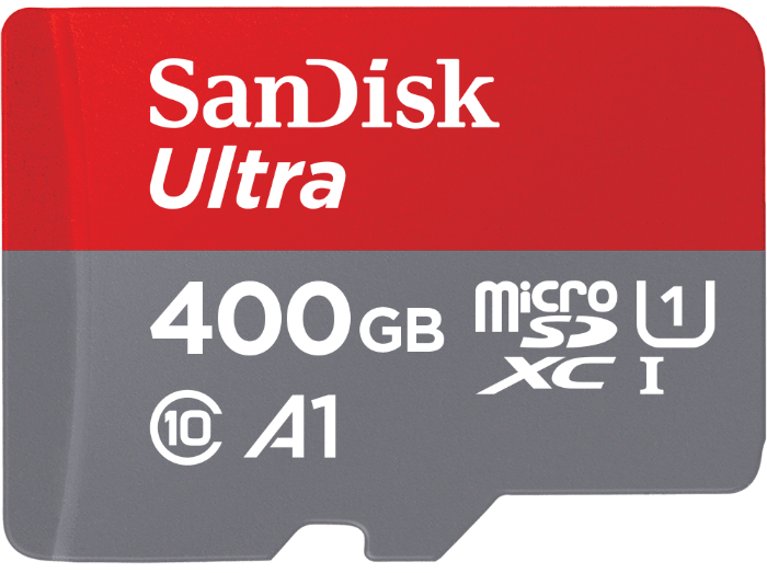 Karta pamięci SANDISK Ultra microSDXC 400GB 100MB/s Class10 UHS-I + adapter SD