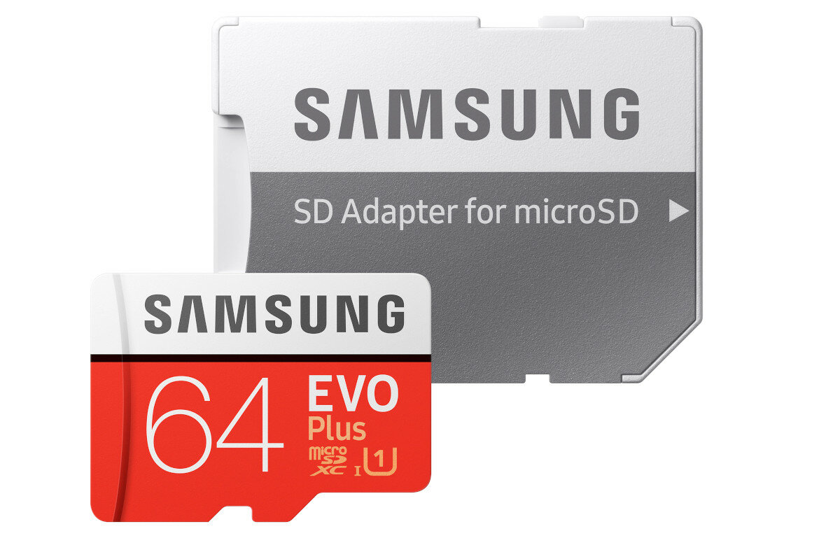 Karta pamięci SAMSUNG EVO Plus (2020) 64GB MicroSD MB-MC64HA/EU + adapter