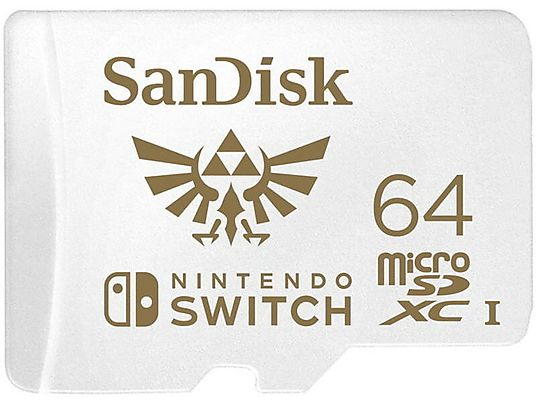 Karta pamięci SANDISK Nintendo Switch microSDXC 64GB 100/60 MB/s SDSQXAT-064G-GNCZN