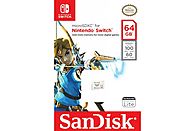 Karta pamięci SANDISK Nintendo Switch microSDXC 64GB 100/60 MB/s SDSQXAT-064G-GNCZN