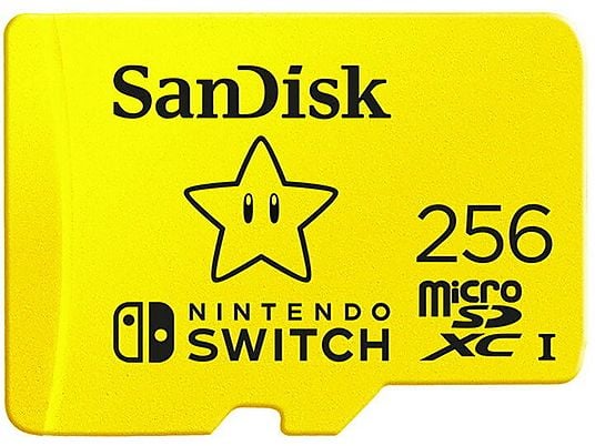 Karta pamięci SANDISK Nintendo Switch microSDXC 256GB 100/90 MB/s SDSQXAO-256G-GNCZN