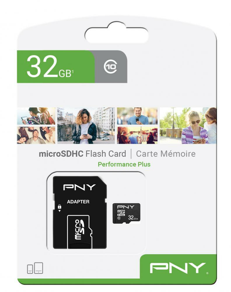 Karta pamięci PNY microSDHC Performance Plus 32GB SDU32G10PPL-GE