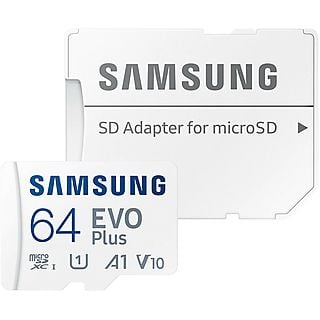 Karta pamięci SAMSUNG MB-MC64KA/EU 64GB EVO Plus + adapter