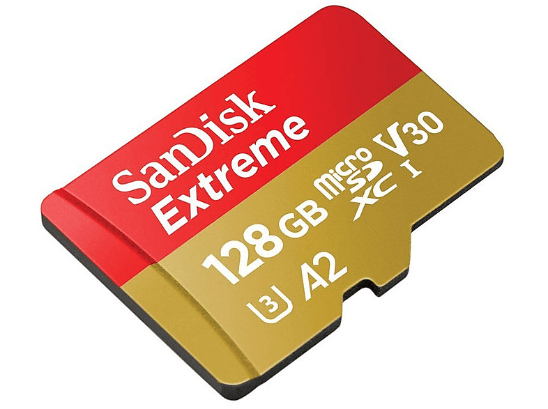 Karta pamięci SANDISK Extreme microSDXC 128GB + Adapter – zdjęcie 2