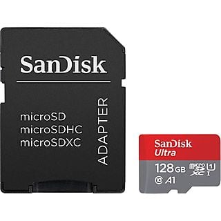 Karta pamięci SANDISK Ultra Android microSDXC 128 GB 140 MB/s A1 C10 UHS-I SDSQUAB-128G-GN6MA