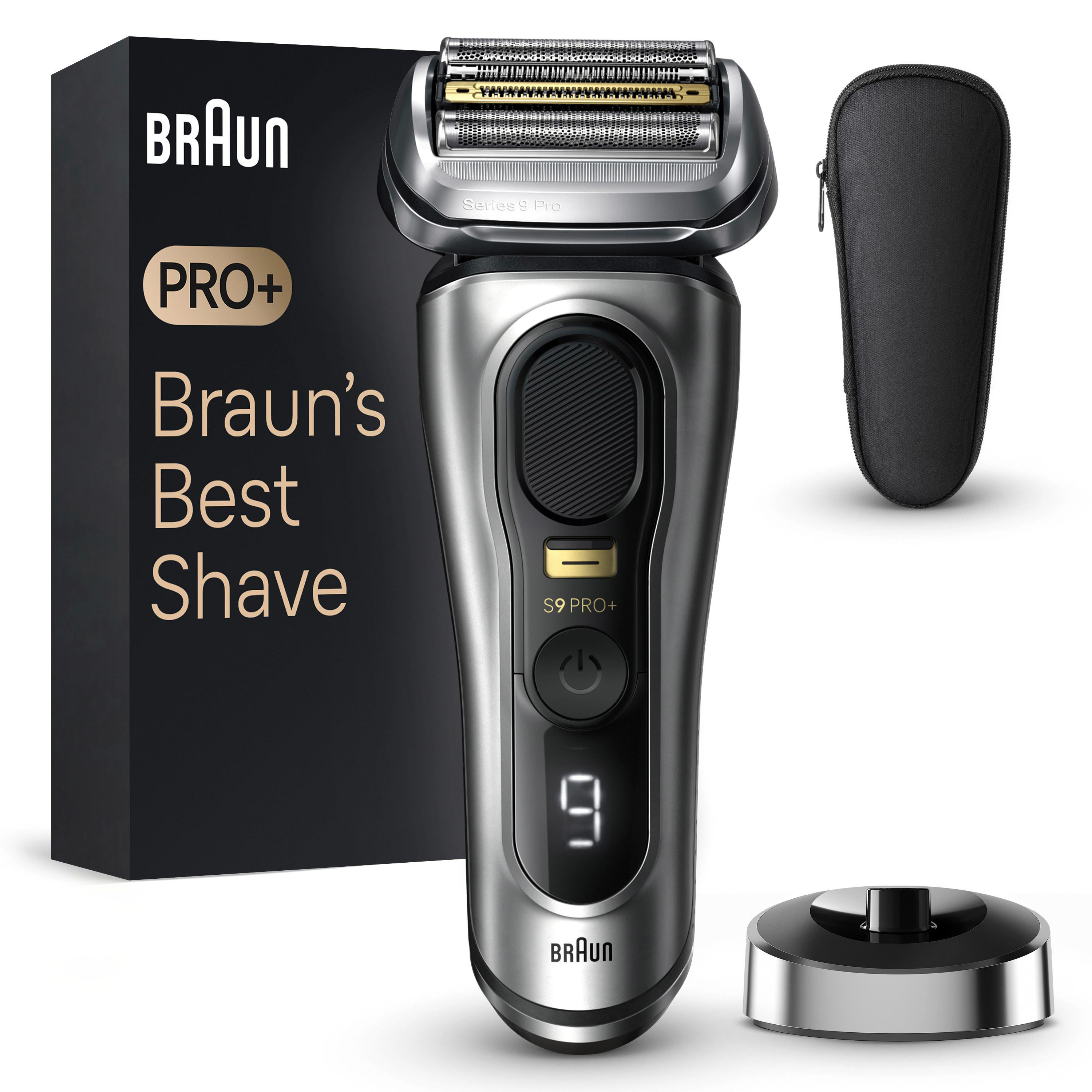 BRAUN Series 9 - 9517s Elektrischer Herrenrasierer (Akkubetrieb, Silber, Trocken- und Nassrasur)