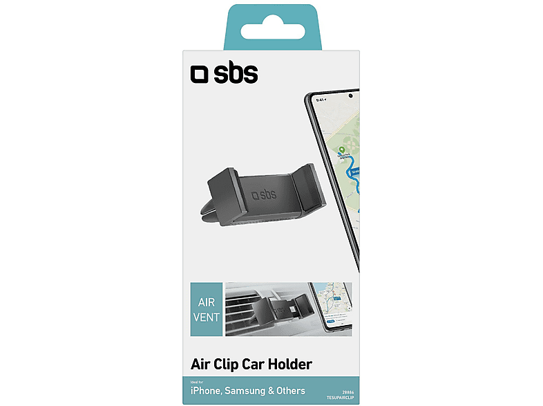 SBS TESUPAIRCLIP na kratkę nawiewu - czarny – zdjęcie 3