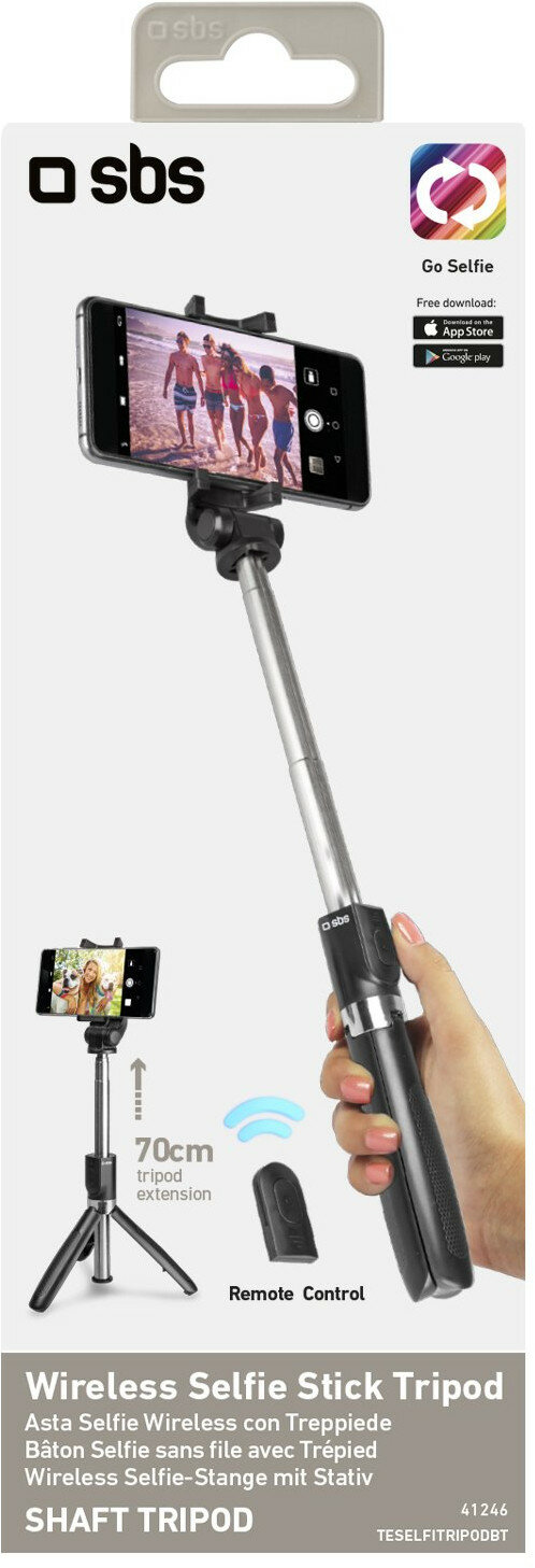 Bezprzewodowy kijek do selfie SBS ze statywem