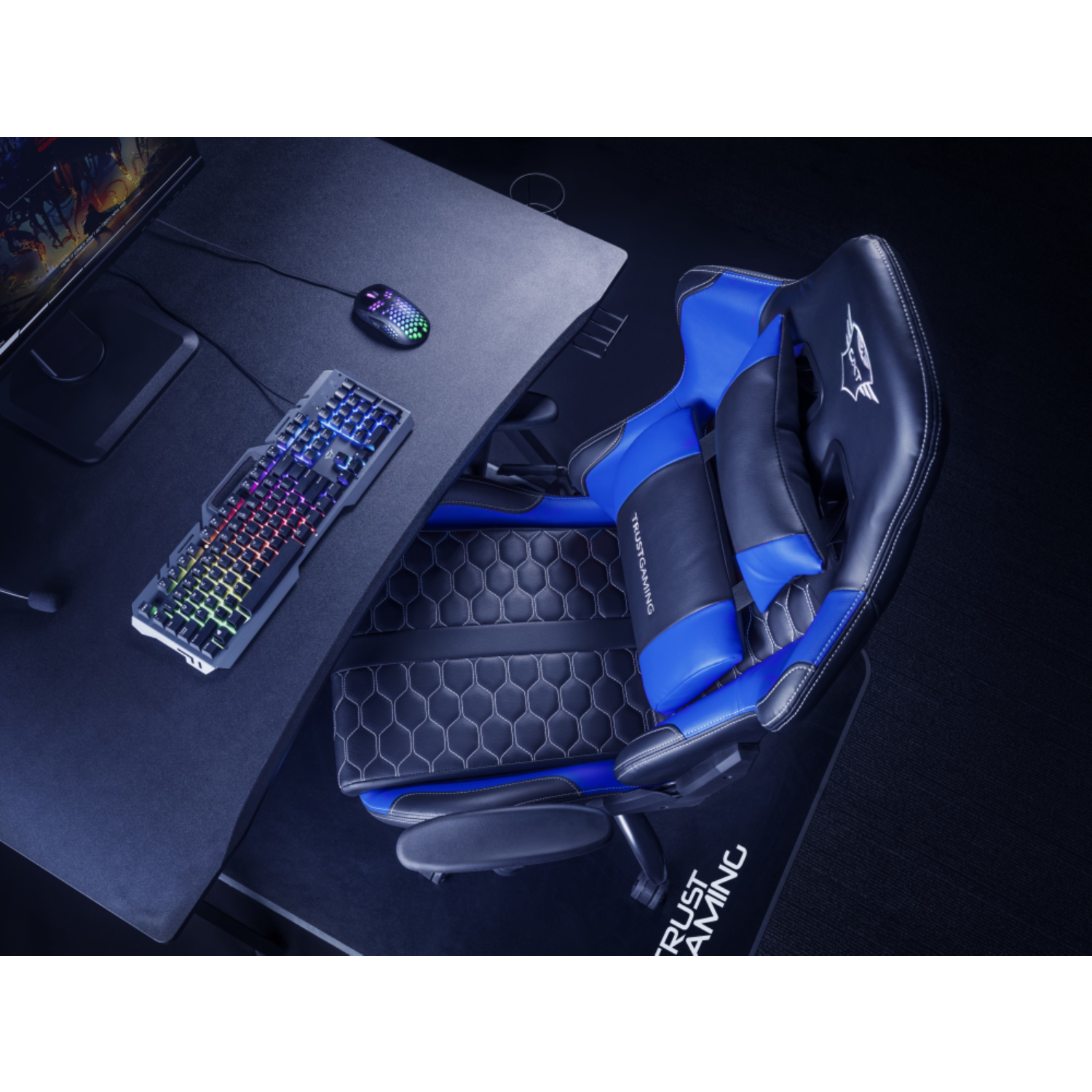 TRUST Gaming GXT 708B Gamestoel - Blauw