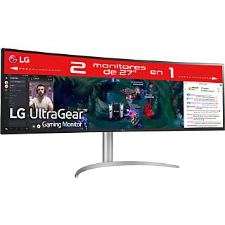 Monitor gaming - LG 49WQ95C-W, 49", QHD, 5 ms, 144 Hz, HDMI x2, DisplayPort x1, Blanco