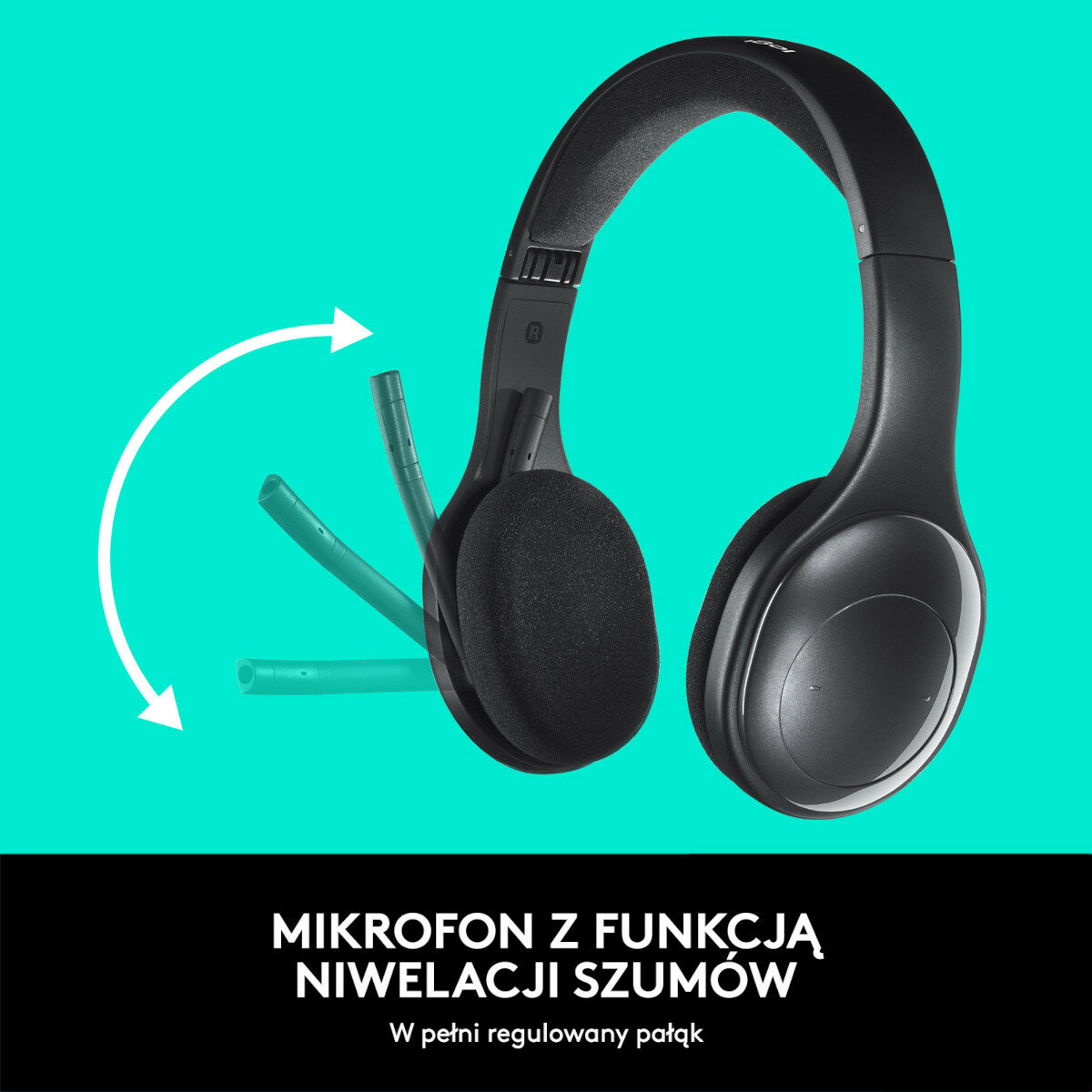 Słuchawki LOGITECH Wireless Headset H800 981-000338