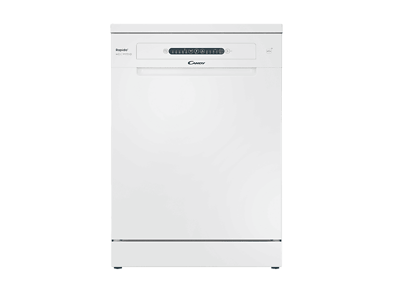 MediaMarkt Candy Lavavajillas, Rapido' Cf 3C7l0w, 13 Servicios, 5 Programas, 60 Cm, Motor Inverter, Wi-Fi, Blanco