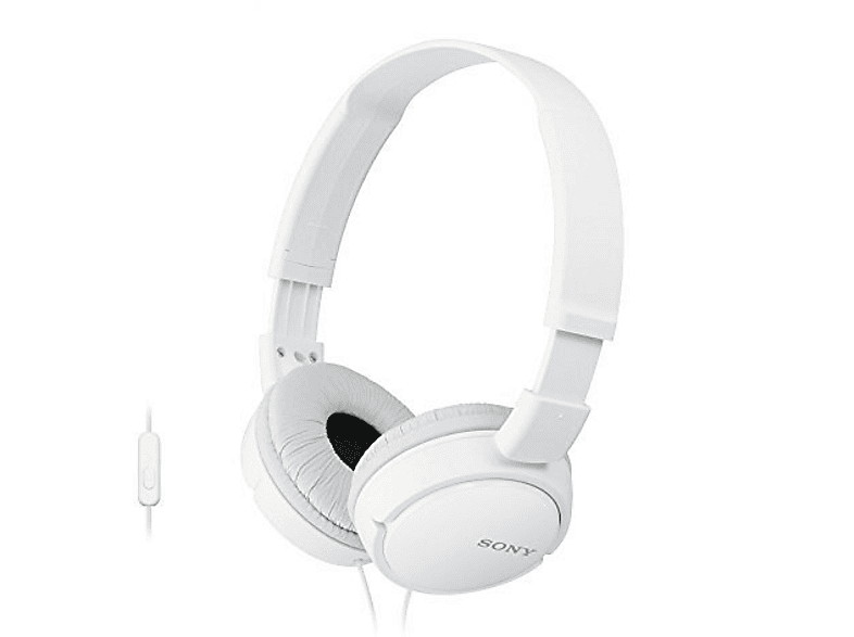 Słuchawki SONY MDR-ZX110AP Android Biały-Zdjęcie-0