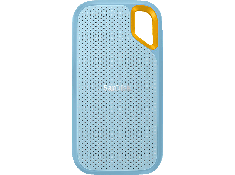 SANDISK Extreme Portable V2 - USB 3.2 Gen 2 Festplatte, 4 TB SSD, extern, Himmelblau
