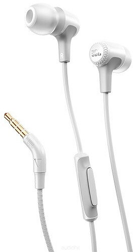 Przewodowe słuchawki dokanałowe JBL E15 Biały