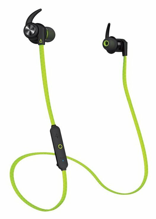 Słuchawki bezprzewodowe CREATIVE Outlier Sports Zielono-czarny