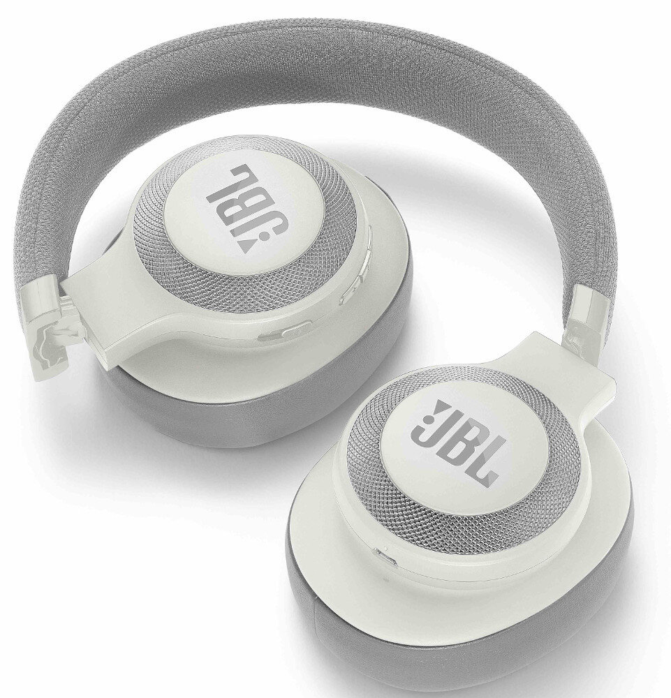 Bezprzewodowe słuchawki nauszne JBL E65 BT NC Biały