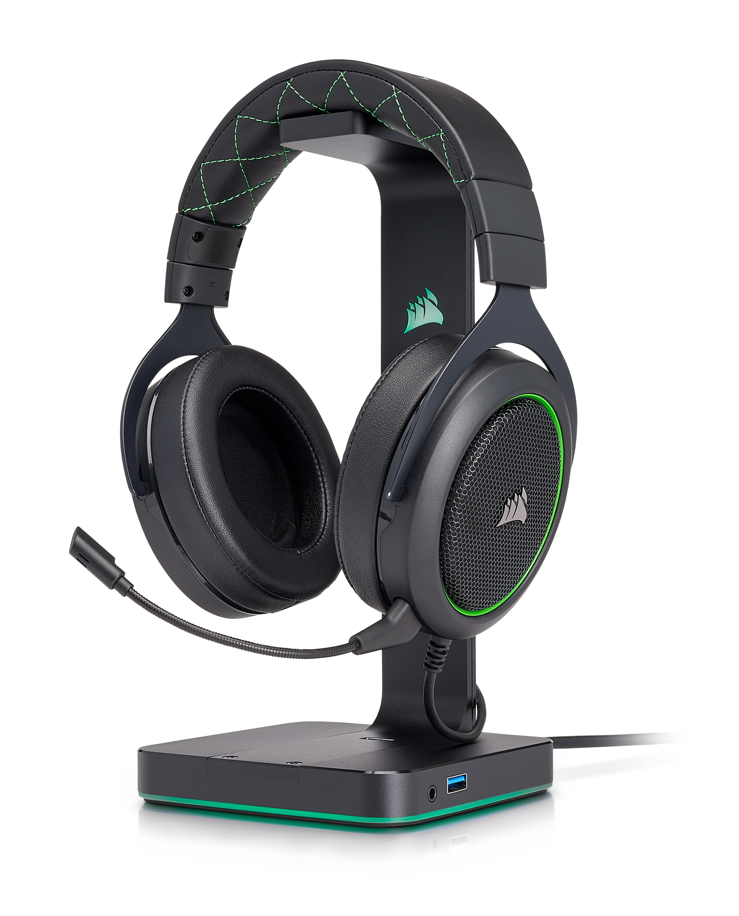 Zestaw słuchawkowy CORSAIR HS50 Stereo Zielony do Xbox One