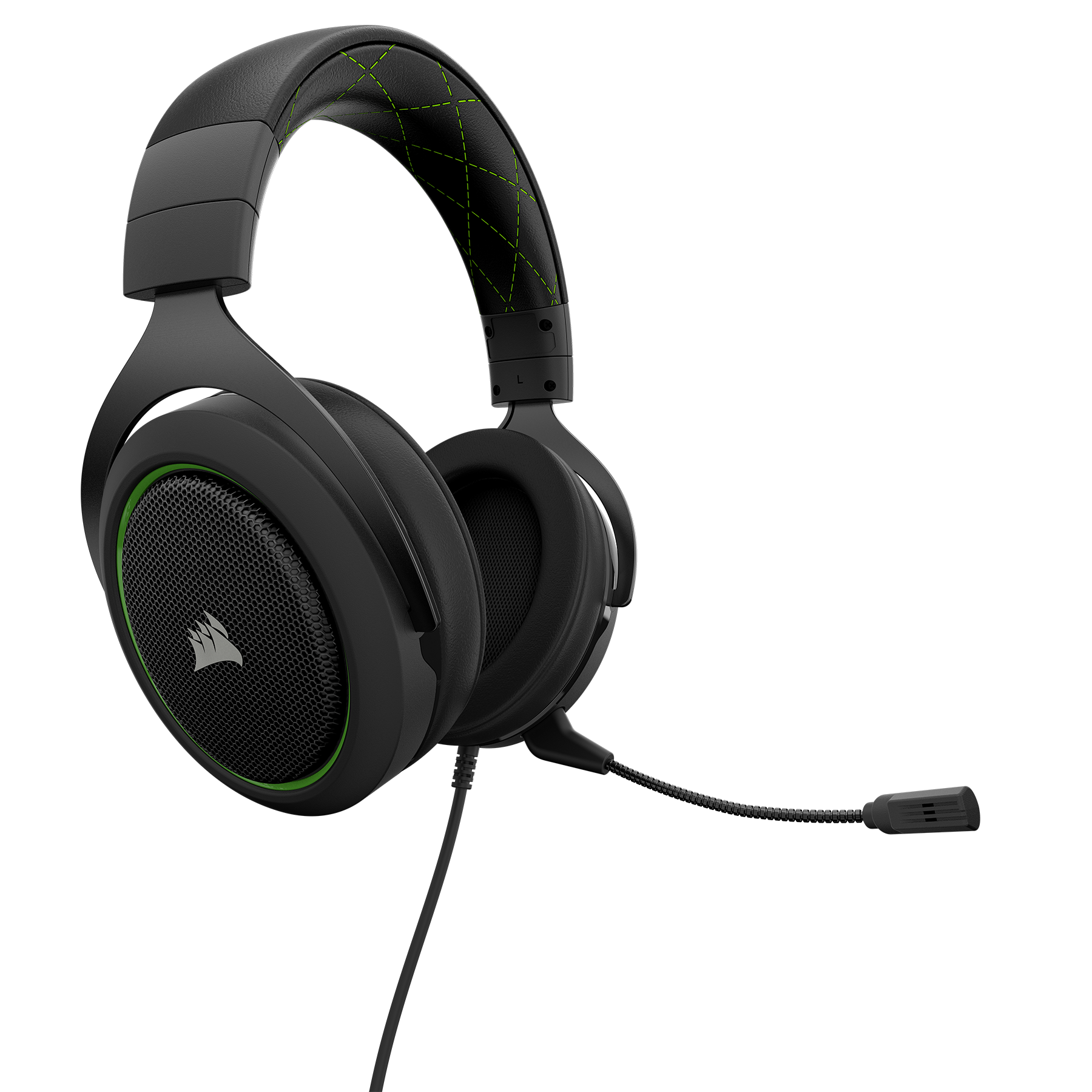 Zestaw słuchawkowy CORSAIR HS50 Stereo Zielony do Xbox One