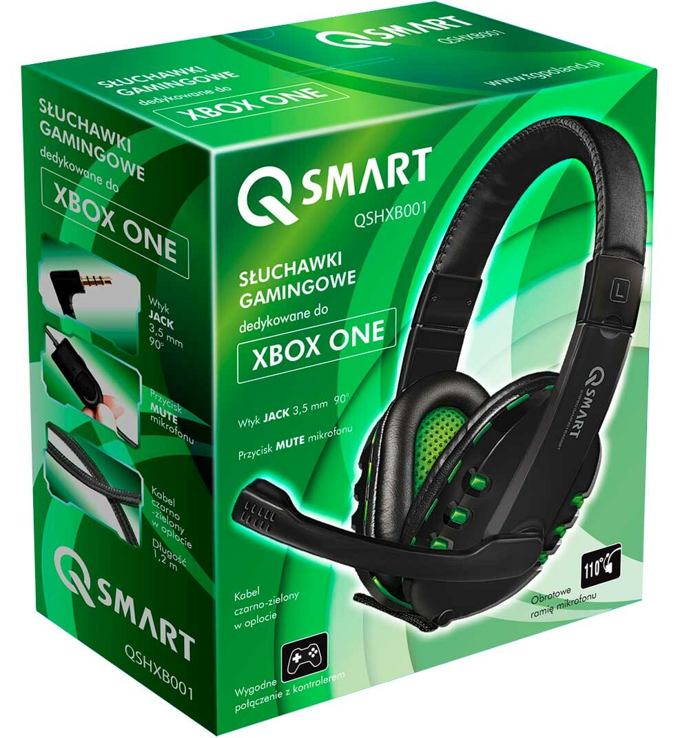 Zestaw słuchawkowy QSMART QSHXB001 do Xbox One