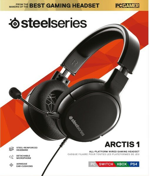 Słuchawki STEELSERIES Arctis 1 Czarny
