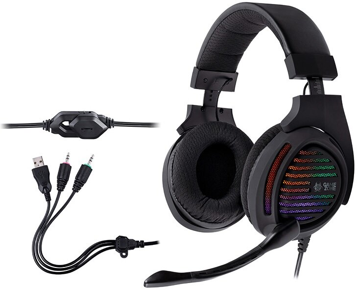 Słuchawki TRACER GameZone Aligator RGB Rainbow LED