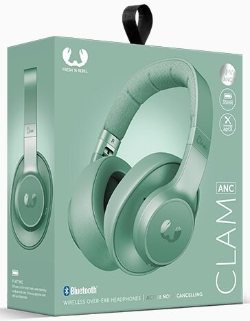 Słuchawki Bluetooth FRESH N REBEL Clam ANC Misty Mint