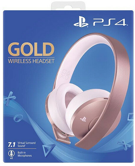 Zestaw słuchawkowy SONY PlayStation Rose Gold Wireless Headset Różowy