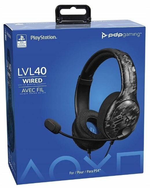 Zestaw słuchawkowy PDP LVL 40 Wired Stereo Gaming Headset do PS4