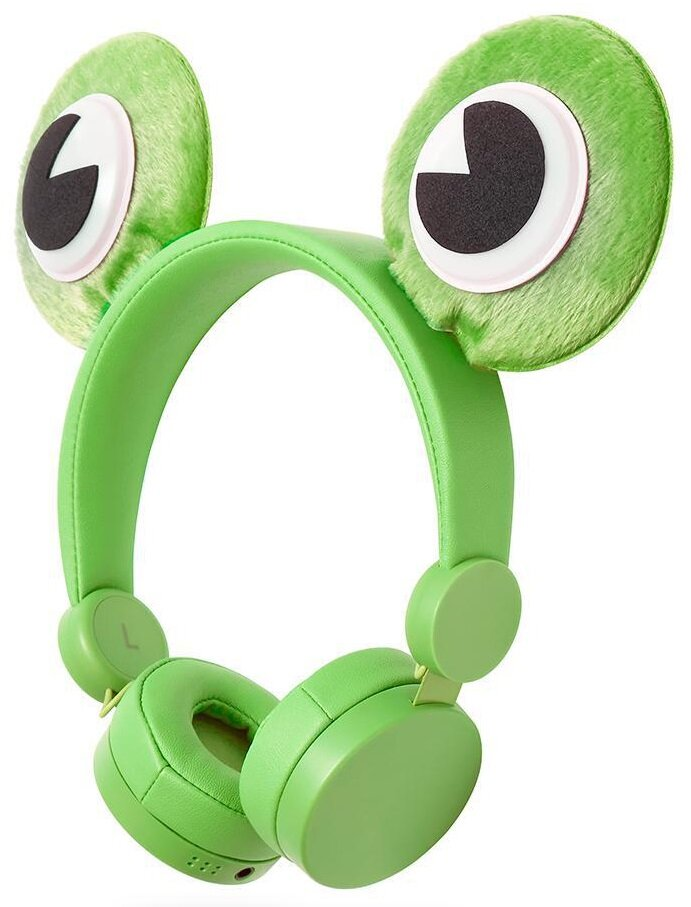 Słuchawki NEDIS Freddy Frog Zielony