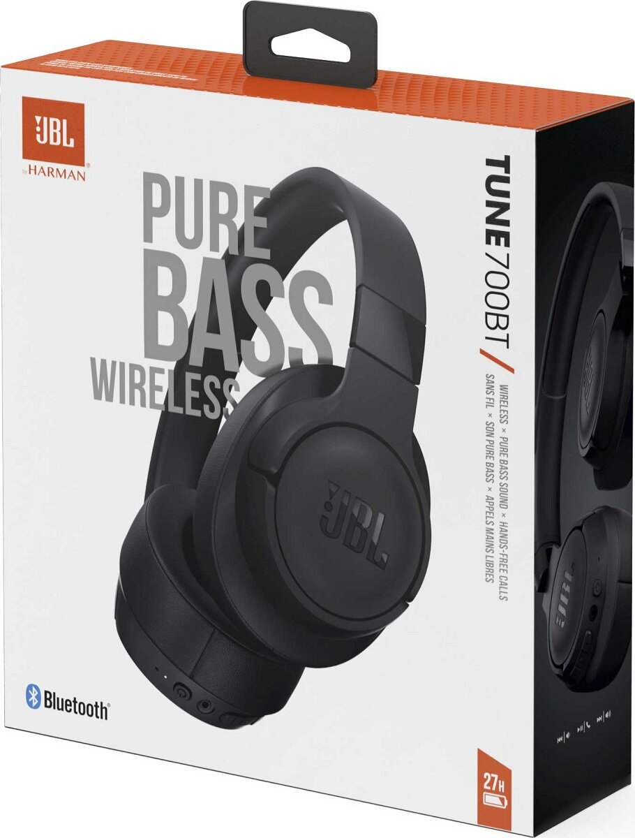 Słuchawki bezprzewodowe JBL Tune 700BT Czarny