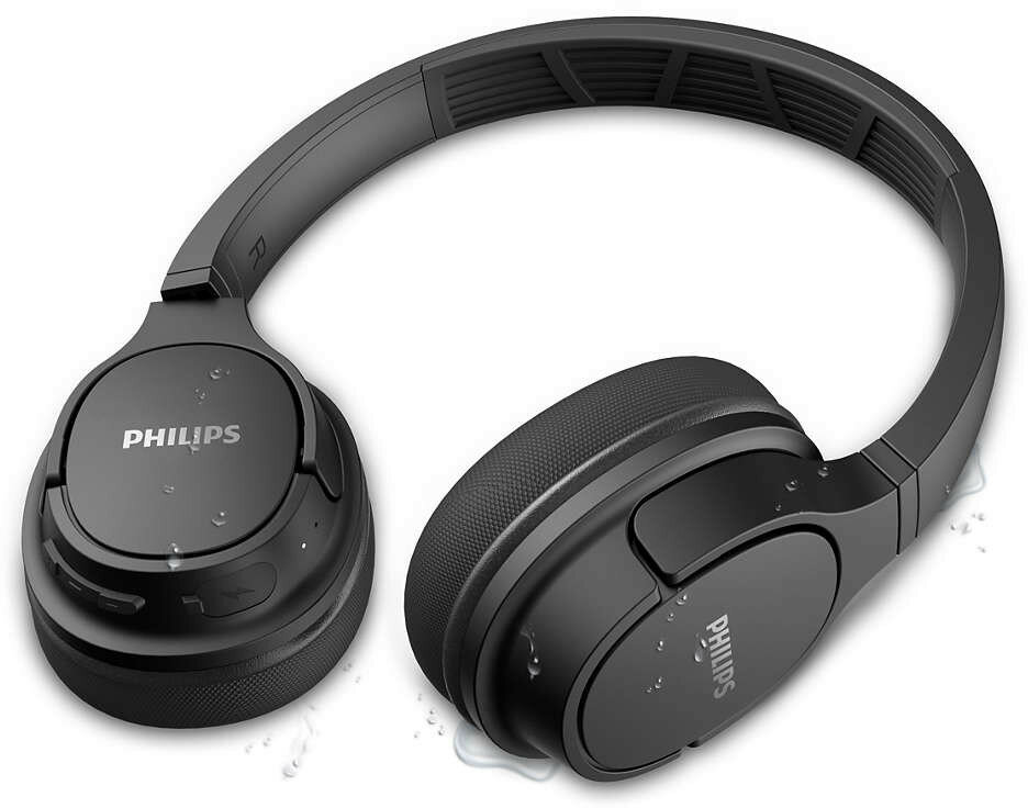 Słuchawki bezprzewodowe PHILIPS ActionFit TASH402BK/00 Czarny