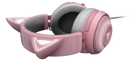 Słuchawki dla graczy RAZER Kraken Kraken Kitty Edition Quartz (RZ04-02980200-R3M1)