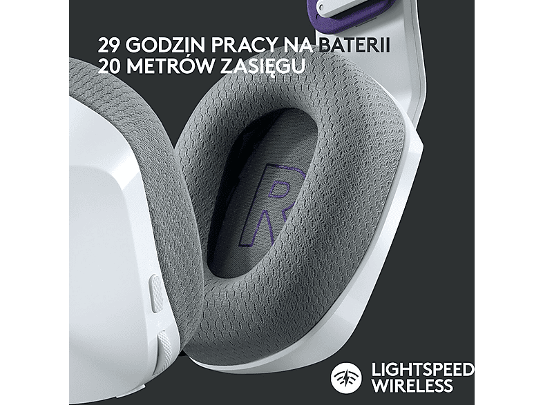 Logitech G733 Lightspeed Białe – zdjęcie 3