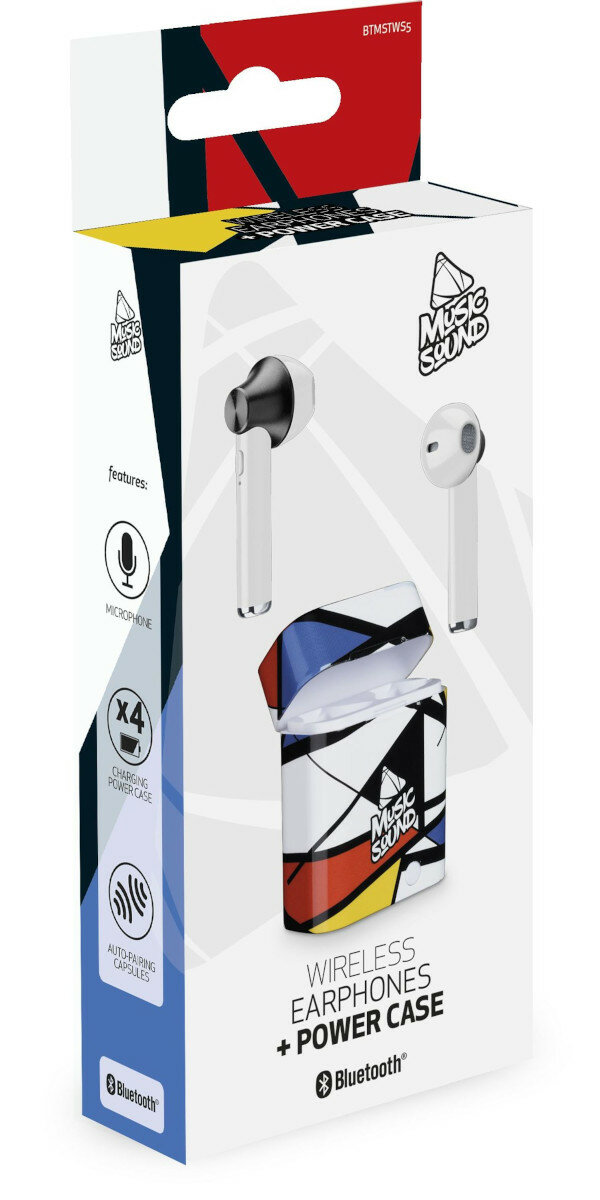 Słuchawki bezprzewodowe CELLULAR LINE TWS Music Sound (2 pack)