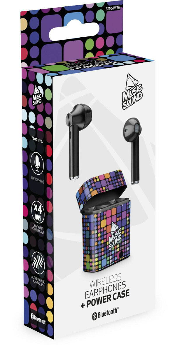 Słuchawki bezprzewodowe CELLULAR LINE TWS Music Sound (2 pack)