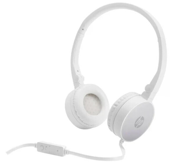 Słuchawki z mikrofonem HP H2800 Biały-srebrny