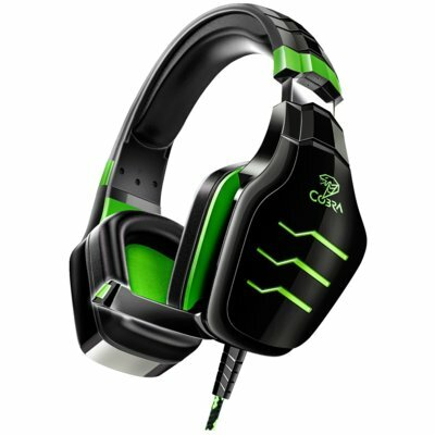 Zestaw słuchawkowy QSMART Cobra QSHXB050 Czarno-zielony do Xbox One