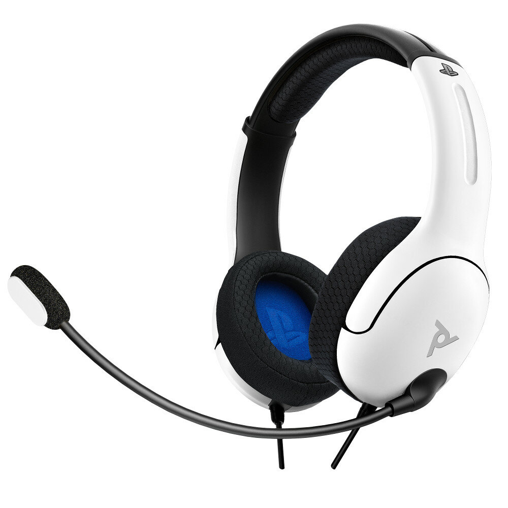 Zestaw słuchawkowy PDP LVL40 Wired Biały do PS4/PS5