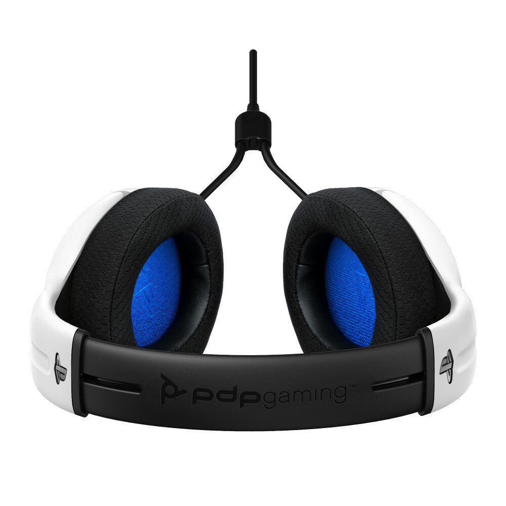 Zestaw słuchawkowy PDP LVL40 Wired Biały do PS4/PS5
