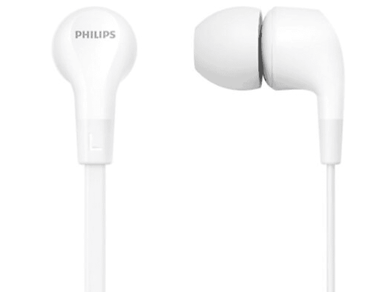 Słuchawki dokanałowe PHILIPS TAE1105WT/00 Biały – zdjęcie 2