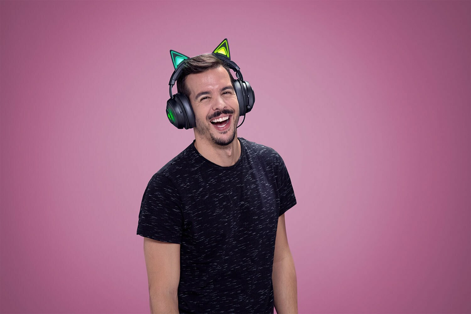 Słuchawki dla graczy RAZER Kraken Kraken Kitty Edition Czarny