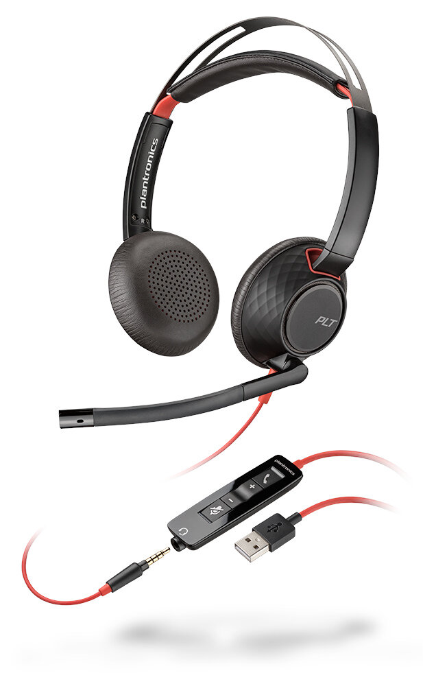 Słuchawki POLY Blackwire C5220 USB-A + jack 3,5mm