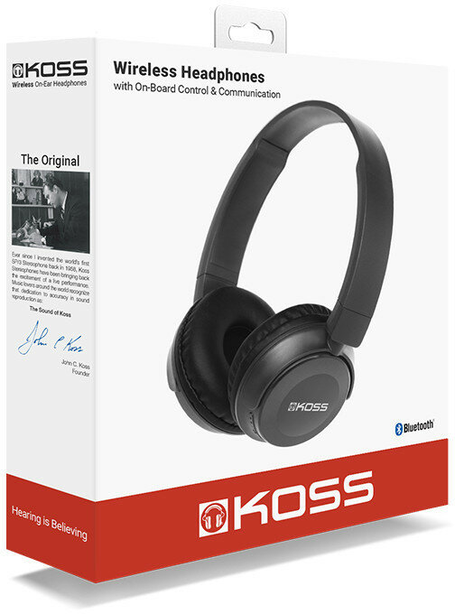 Słuchawki bezprzewodowe KOSS BT330i Czarny