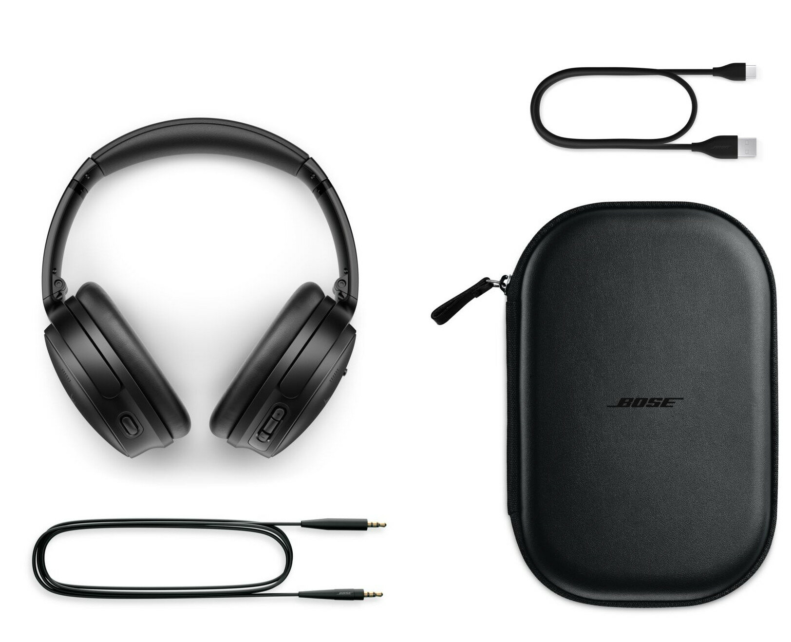 Słuchawki bezprzewodowe BOSE QuietComfort 45 Czarny | MediaMarkt
